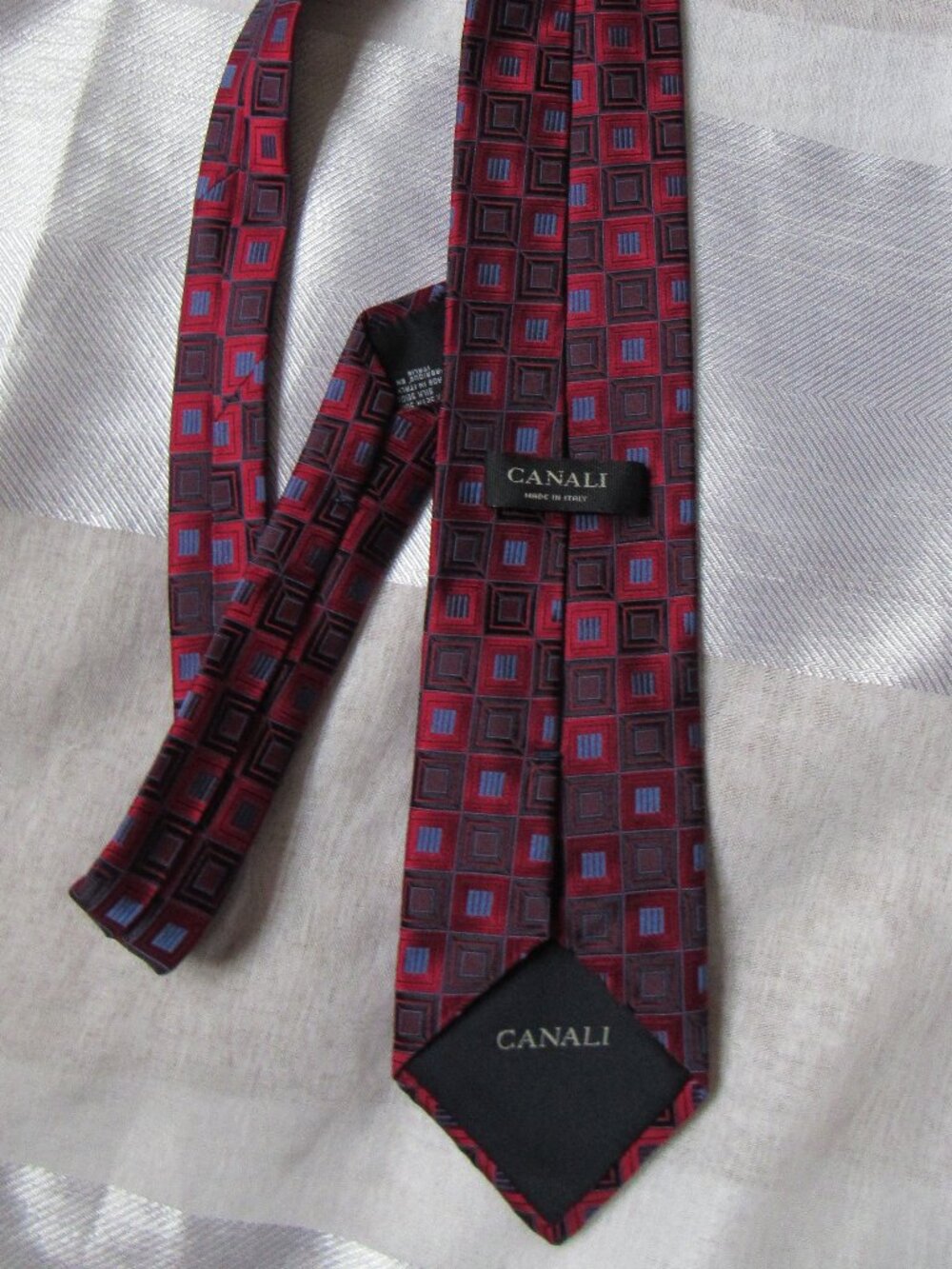 Canali Silk Tie, made in Italy.